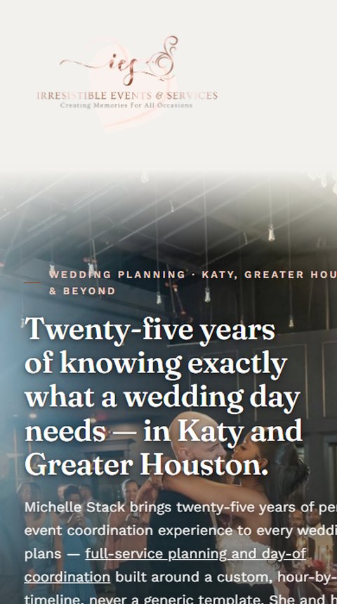 The same homepage on a phone, with the navigation collapsed to a menu button